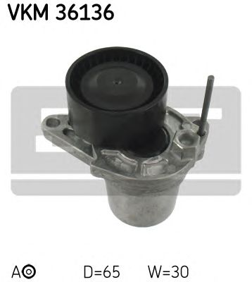 VKM 36136 SKF Натяжний ролик1